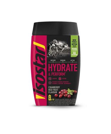 Isostar Hydrate & Perform Iso Drink - Orange Lemon Cranberry & Grapefruit Electrolyte Powder (4x400g) - International Shipping Available - Buy Online on GoSupps.com