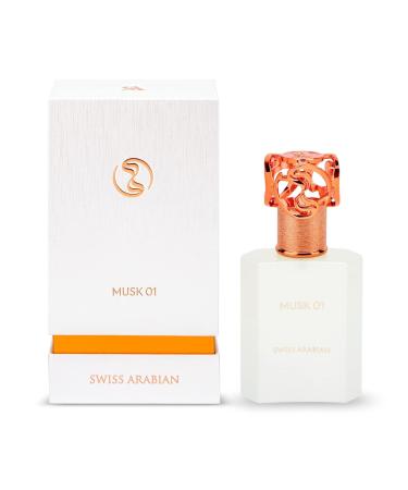 Musk 01 - Arabian Perfumes for Women and Men - Long Lasting Perfume - Spicy Floral Musk Perfume - Seductive Signature Aroma - 1.7 oz - Buy Online on GoSupps.com