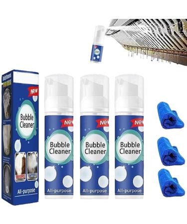 Bubble Cleaner Foam Spray All Purpose Kitchen Bubble Cleaner Limescale Remover Strong Stain Removing Fat & Oil Foam Cleaner for Kitchen Oven Stove Simple & Powerful Kitchen Degreaser