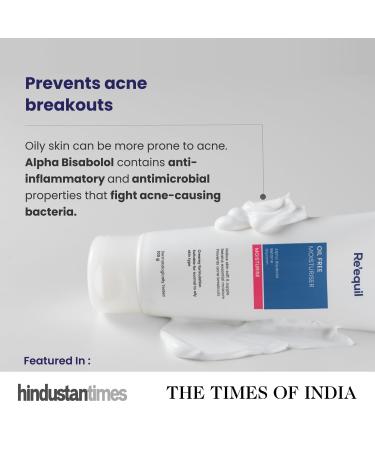 RE_EQUIL Oil Free Moisturiser - Lightweight Moisturizer for Face | Acne Prevention | 100G | Ideal for Normal Oily & Combination Skin - Buy Online on GoSupps.com