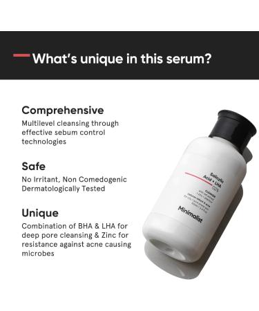 Salicylic Acid Face Wash for Oily Skin | Anti Acne Cleanser with LHA & Zinc | 100ml Pack | Men & Women - Buy Online on GoSupps.com