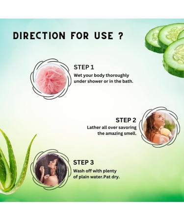 Aloe Vera Body Wash | Moisturizing Shower Gel for Women | 400ml Skin Cleanser | Nourishing Body Wash - Buy Online on GoSupps.com