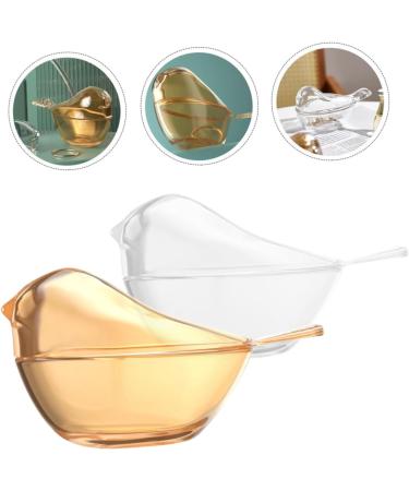 HOMSFOU 4 Pcs Bird Jewelry Box Handmade Blown Glass Figurine Crystal Bird Figurine Glass Clear Ornaments Jewelry Case Bracelet Miniature Holder Desktop Storage Jar Animal Travel The Bird - Buy Online on GoSupps.com