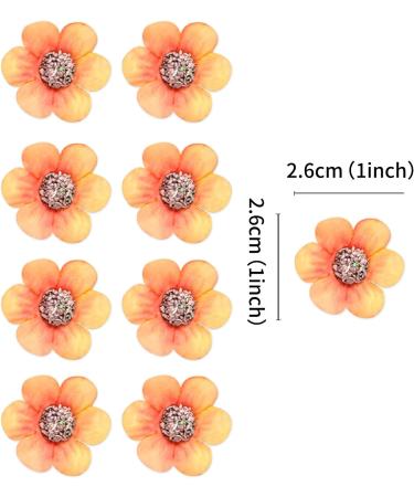 Keaziu 50PCS Flower Cupcake Toppers Daisy Flower Cupcake Picks Flower Theme Spring Birthday Wedding Bridal Baby Shower Birthday Party Decoration Supplies Red - Buy Online on GoSupps.com