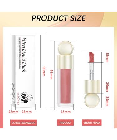 Rosarden Red Matte Liquid Blush - Creamy & Quick Dry Formula for Long-Lasting Cheeks - 1 Fl Oz - Buy Online on GoSupps.com