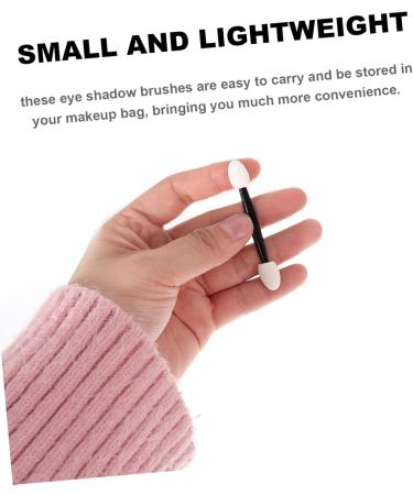 Healeved 2pcs 4 Double Ended Eye Shadow Stick Cosmetics Lipstick Applicator Makeup Tool Makeup Supply Sponge 6.1x1CMx2pcs As Shownx2pcs - Buy Online on GoSupps.com