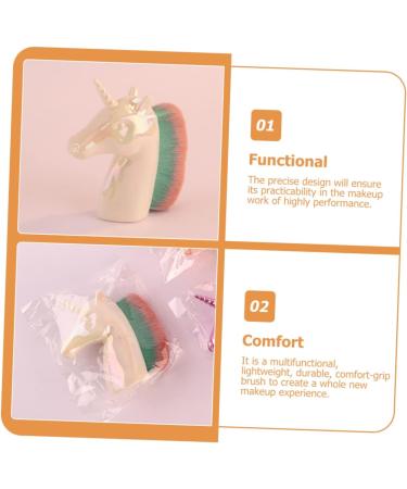 Ipetboom Nail Dust Cleaning Loose Powder Beauty Brush Nail Clean up Pen Nail Cleaner Makeup Brush Nail Cleaning Brush Mineral Foundation Powder Couple Toys Plastic Foundation Brush Make up 8.8x8x3.3cm Assorted Color - Buy Online on GoSupps.com