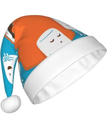 Chrysm Festive Christmas Hat Long-Lasting Color Perfect Accessory For Holiday Parties Adult Sizefunny Giraffe Art Cute Marshmallow Hot Chocolate One Size - Buy Online on GoSupps.com
