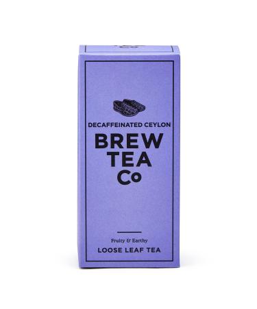 Brew Tea Co - Decaffeinated Ceylon Loose Leaf Tea - Chocolatey & Sweet - 113g - Buy Online on GoSupps.com