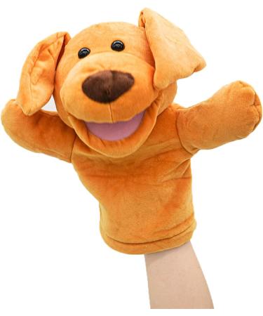 Lilizzhoumax Simulation Puppy Hand Puppet - Interactive Plush Dog Toy for Kids | Role-Playing & Early Education Fun - Buy Online on GoSupps.com
