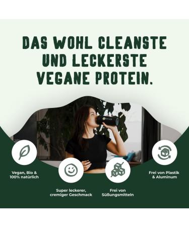 Vetain Vegan Protein Vanilla | Organic Allergen-Free Protein Powder | 600g - Delicious & Naturally Tolerated - Buy Online on GoSupps.com