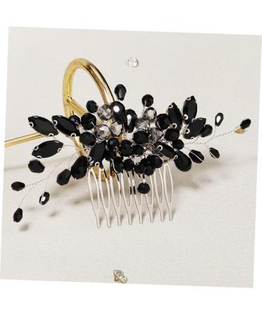 Ipetboom Prom Tiara Crystal Side Hair Comb Hair Accessories for Bride Bridal Crystal Hair Comb Wedding Headpiece Bridal Comb Barrette Bridal Headdress Simple Rhinestones Bridesmaid Hair up - Buy Online on GoSupps.com