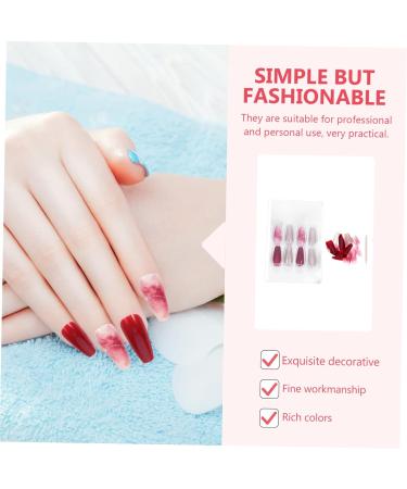 FRCOLOR 1 Set Nail Splitters Nails Decoration Nail Decorations Decorated Fake Nails Tips Press On The Nail Portable Artificial Nails Fake Nails Make Yourself Wooden - Buy Online on GoSupps.com