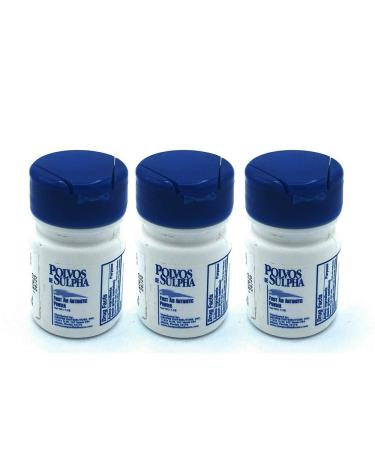 Polvos de Sulpha Antibiotic First Aid Powder. for Minor Cuts, Scrapes and Burns. Prevents Wound Infection. 0.90 Oz / 7.5 g. Pack of 3 - Buy Online on GoSupps.com
