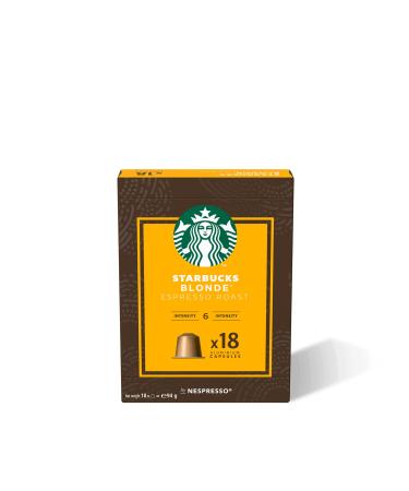 Starbucks Caf Compatibles Nespresso Blonde Espresso Roast 18 capsules
