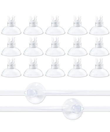Mipiace 50 pieces aquarium suction clips suction cups aquarium transparent small aquarium suction cup holder for 4-6mm aquarium air hose - Buy Online on GoSupps.com