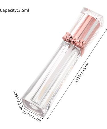  WOONEKY WOONEKY 8 x Mini Lip Gloss Tubes 3ml Refillable Plastic Lip Gloss Tube with Tube Lip Gloss Transparent Makeup Cosmetic Makeup - Buy Online on GoSupps.com