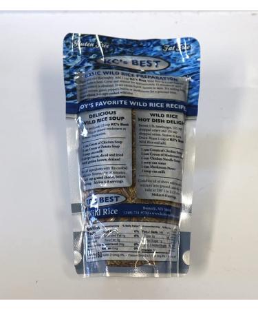 Minnesota Cultivated Wood Parched Wild Rice by KC's - Premium Quality Harvested Grains - Buy Online on GoSupps.com