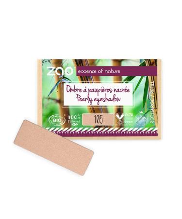 ZAO essence of nature ZAO essence of nature - Pearlescent Rectangular Eyeshadow Refill 105 Golden Sand - 1.3g