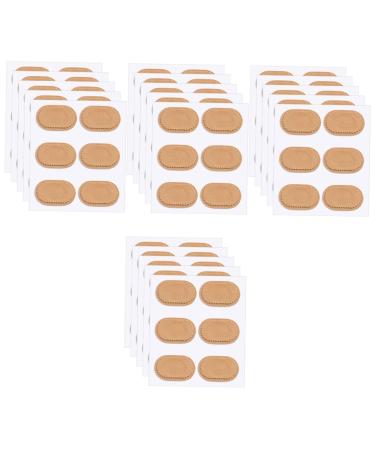 Gatuida 20 Sheets Anti-wear Corn Stickers Toe Corn Cushions Abrasion Proof Cushion Foam Pads Corn Toe Pads Oval Corn Pads Corn Removal for Toes Cotton Corn Kernels Self-Adhesive