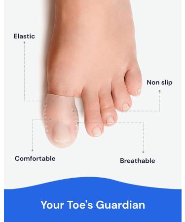 YOGAMEDIC Silicone Big Toe Protectors - 12 Pcs Toe Caps for Friction Protection & Hammer Toe Relief - Buy Online on GoSupps.com