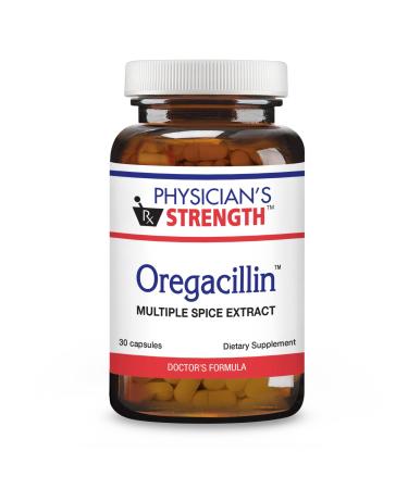 Physician's Strength Oregacillin - 30 Capsules - Multiple Spice Extract - Respiratory Health Support - 30 Servings 30 Count (Pack of 1)