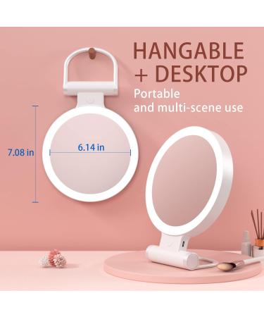 BAOZNUH Vanity Mirror with Lights- 3 Color Makeup Mirror, Dimmable Touch, 10X/1X Magnification - Buy Online on GoSupps.com