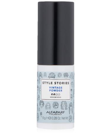 Alfaparf Milano Style Stories Vintage Texturizing Powder - Medium Hold, Lightweight Volumizing Powder - Matte Finish - Adds Volume, Texture and Lift - Buy Online on GoSupps.com