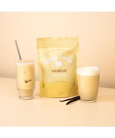 Organic Blue Farm Oat Base Vanilla Drink | 100% Real Vanilla | Lactose-Free & Gluten-Free | Naturally Sweetened with Coconut Blossom Sugar - Buy Online on GoSupps.com