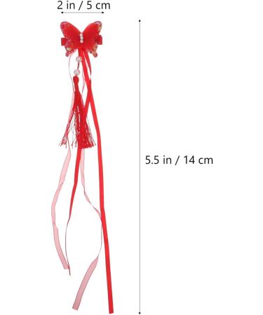 Lurrose 7 Pairs Chinese Spring Festival Hair Clips Hair Pins Hair Barrettes Chinese New Years Hair Accessories - Buy Online on GoSupps.com