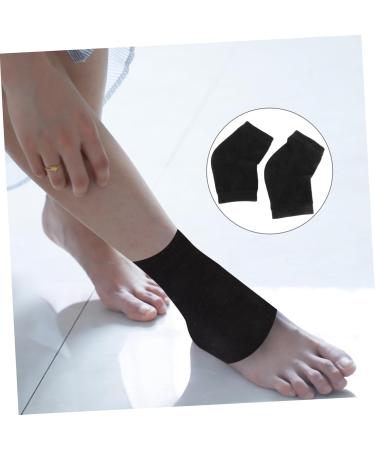 Mikinona 2 Pairs Gel Heel Socks Foot Lotion Spa Socks Sleep Spa Socks Gel Moisturising Socks Heel Repair Socks Moisturizing Feet Sock No Slip Spa Socks Gel Ankle Socks Gel Lining Cotton - Buy Online on GoSupps.com