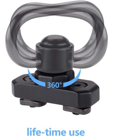 BOOSTEADY QD Quick Detach Sling Swivel - Durable Two Point Sling Mount for Secure Firearm Carry - International Shipping Available - Buy Online on GoSupps.com