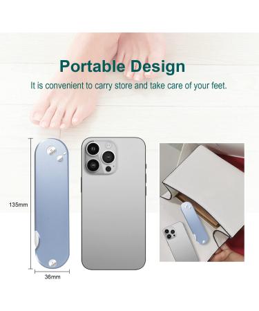 3 In 1 Foot File Callus Remover Foldable Pedicure Foot Rasp with 3 Sides Foot Scraper Shaving Cracked Heel Hard Dead Skin Remover to Remove Callus Corns Foot Smoother for Feet Care (Gray) - Buy Online on GoSupps.com