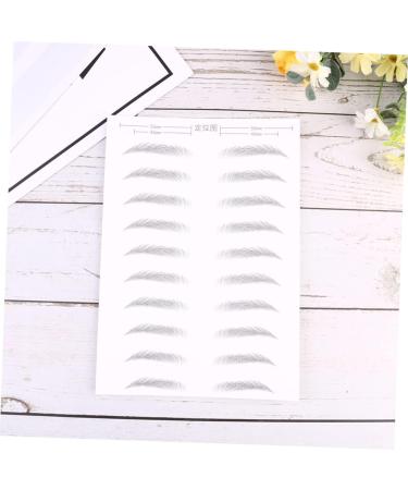 Didiseaon 4 Sheets Pairs Hair- Like Authentic Eyebrows Eyebrow Makeup Tools Eyebrow Stickers Disposable 6d - Buy Online on GoSupps.com