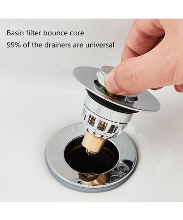 Convenient Sink Stopper Versatile Sink Plug Bathroom Plug Suitable for Various Sinks Effortless Maintenance Bath Plug - Buy Online on GoSupps.com