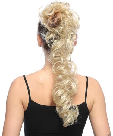 IMEITE Fake Hair Bun Messy Bun Ponytail Hair Extensions 80cm Long with Elastic Rubber Band Synthetic Fluffy Wrap Wig Women Hair Bun Hair Accessories (Color : 12H24) - Buy Online on GoSupps.com