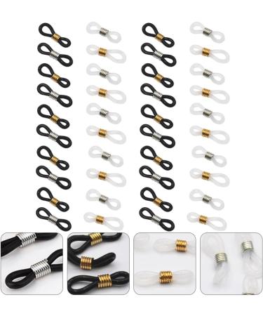 Stahad 80 Pairs Anti-Slip Buckles for Glasses Chains - Adjustable Silicone Straps for Sunglasses Clips & Belts - Color Sorted | 2x0.5cm (2pcs) - Buy Online on GoSupps.com