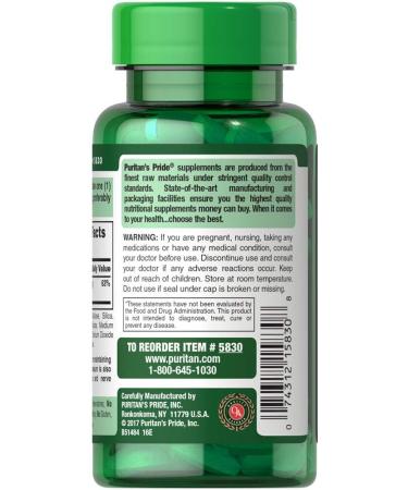Puritan's Pride Magnesium 250mg Caplets - 100 Count | Essential Mineral Supplement - Buy Online on GoSupps.com