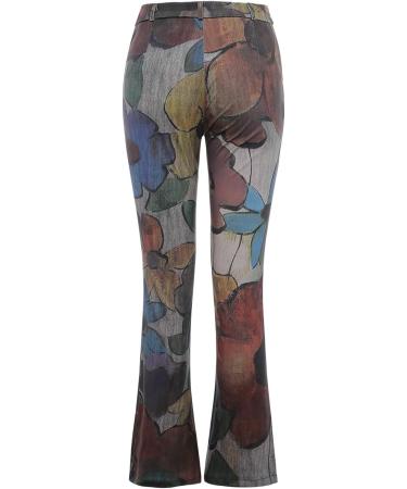 Beshionljs Women Long Running Pants with Pockets - Gold Print, High Waist XX-Large Sweatpants - Buy Online on GoSupps.com