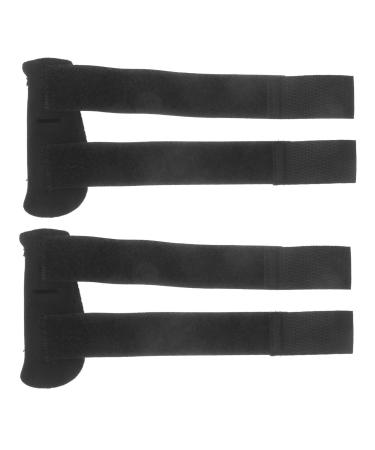 FRCOLOR 2pcs Basketball Finger Guards Finger Wrapping Band Finger Binding Straps Finger Splint Band Basketball Finger Brace Sports Equipment Finger Strap Soft Protective Belt