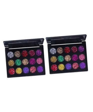 TOVINANNA 2pcs 15 Eyeshadow Eye Shadows Makeup Palette Eyeshadow Powder Eyeshadow Pallet