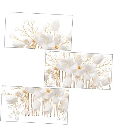 Mikinona Bridal Hair Comb Bridal Headpieces Bridal Hair Accessories Wedding Headpiece Hair Accessories for Women Wedding Hair Comb Flower Hair Accessories Headpiece for Women Comb Headpiece - Buy Online on GoSupps.com