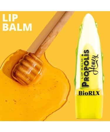BioRLX Propolis & Honey Lip Balm - Color Free | Moisturizing Lip Care | 2-Pack for Healthy Lips - Buy Online on GoSupps.com