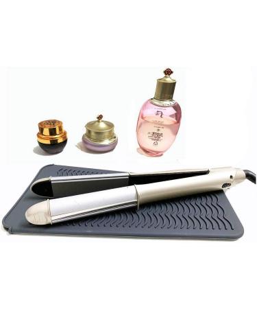 2 Pack Heat Resistant Silicone Mat Pouches for Hair Tools - Pink & Black - Buy Online on GoSupps.com