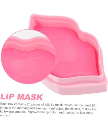  SOESFOUFU 20 Pieces Lip Mask Sleeping Lip Cushion Night Lip Balm For Dry Lip Sleepy Lip Miss Nutrition Moisturizing Film For Lips Glycerin - Buy Online on GoSupps.com