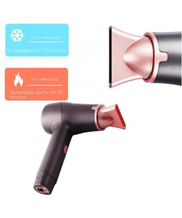 Cordless Hair Dryer Portable Low Heat Hair Care Hair Dryer Outdoor Travel Hair Dryer for Women Camping Beach - Buy Online on GoSupps.com