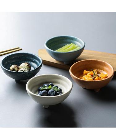 Fruit Bowl Snack Containers Soy Sauce Vintage Ceramic Appetizer Plate Bowl Mini Condiment Gate Soy Sauce Vegetable Vinegar Snack Salad (4.02 Inches) Breakfast Bowls (Color : C) (A) - Buy Online on GoSupps.com