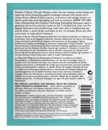 Flawless by Gabrielle Union 5 Butter Miracle Mask Packette 1 oz Foil - Intense Hair Repair Treatment - Buy Online on GoSupps.com