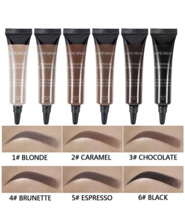 Buy Eyebrow Interlocking Cream with Brush - Career Gel Tinting & Water Density Eyebrow Formula (04#) | International Shipping Available - Buy Online on GoSupps.com
