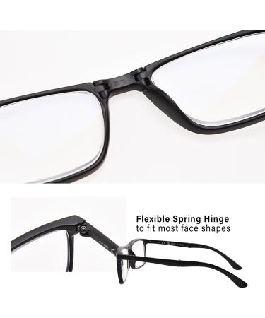 Yukang Foldable Reading Glasses for Men & Women | TR90 Blue Light Filter | Lightweight Anti-Fatigue Glasses | Portable 1.5x Magnification - Buy Online on GoSupps.com